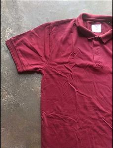 Men's Maroon Polo T-Shirt