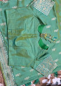 Elegant Green Saree