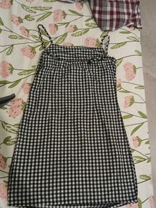 Gingham Check Mini Dress
