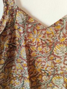 Beautiful floral short kurti
