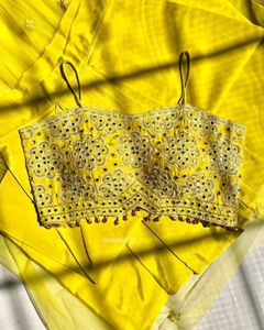 Elegant Yellow Two-Piece Set