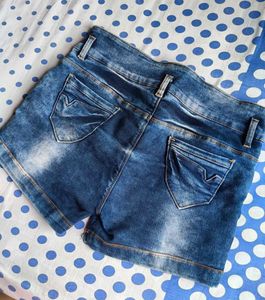 Stylish Blue Denim Shorts