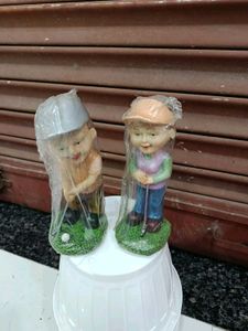 Golf Couple Figurine Set