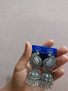 Exquisite Peacock Jhumka Earrings