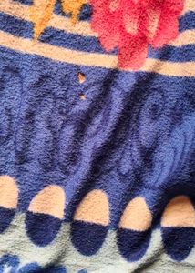 Cozy Floral Fleece Blanket (Double Bed)