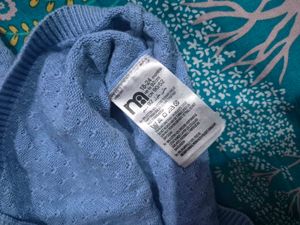 Mothercare Blue Cropped kids Shrug