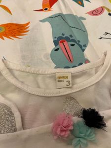 Girls Unicorn Tulle Dress