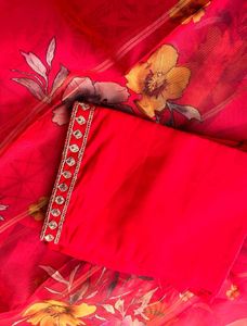 Vibrant Pink Embroidered Kurta Set
