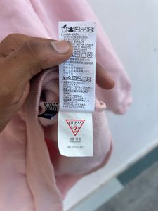 Guess Pink Logo Sweatshirt
