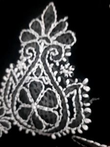 Elegant Black Chikankari Kurta