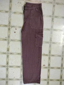 Brown Cargo Jeans