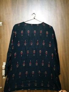 ❗Price Drop❗Printend Navy Blue Tunic