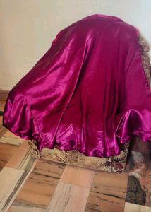 beautiful bargandi color skirt for girls