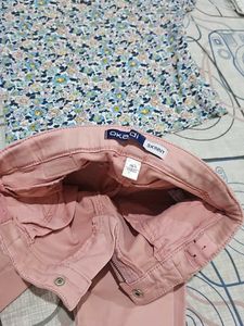 Floral Top &amp; Pink Pants Set
