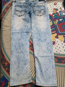Blue denim jeans for men