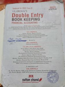 T.S. Grewal's Double Entry Book Keeping
