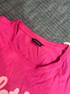 Pink Graphic Tee