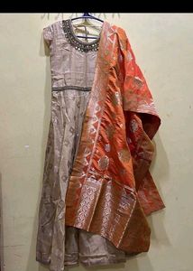 Elegant Anarkali Suit with Dupatta
