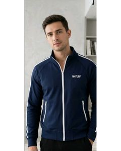 Men's Navy Blue Track Jacket