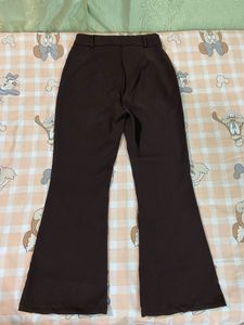 Flared Brown Trousers
