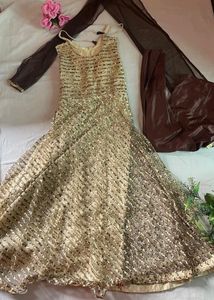 Ethnic Gown With Dupatta And Legging🥻