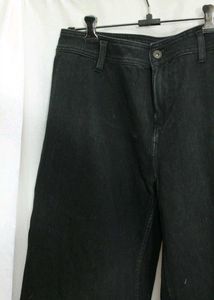 Wide Leg Black Denim Pants (negotiable)