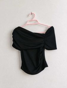 Chic Off-Shoulder Ruched Top