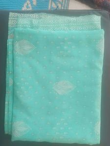 Beautiful Teal Dress Material
