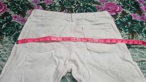 Banana Republic White Cropped Jeans 28/6p