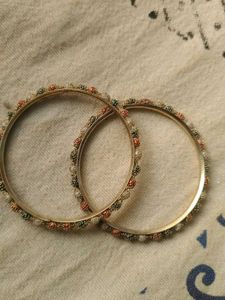 Elegant Beaded Bangle Set