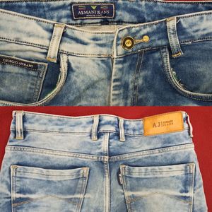 Ice Blue Armani Jeans For Men 🔥