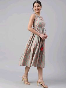 Beautiful Printed Tiered Dress