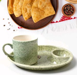 Alpino 2+1 Pcs Cup &amp; Platter Set