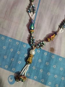 Beaded Necklace &amp; Earring Set