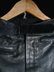 Black Leather Motorcycle Pants