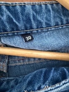 Nuon Flared Denim Jeans with Frayed Hem