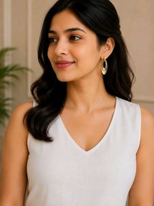 Elegant Oval Drop Earrings