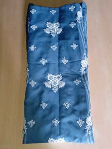 Beautiful Blue Embroidered Kurta