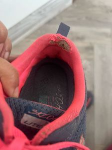 Skechers Women's Gray Pink Sneakers