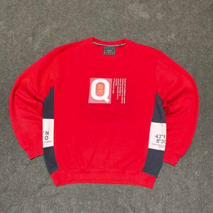 Red Graphic Sweatshirt