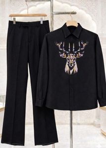 Stylish Black Shirt and Pants Set man’s co- se