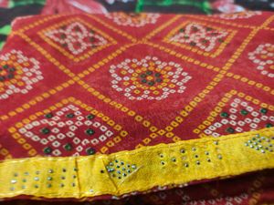 Vibrant Bandhani Print Saree