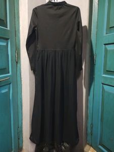 Front Slit Open Maxi Dress