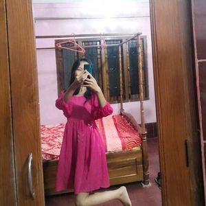 Hot Pink Midi dress 💖
