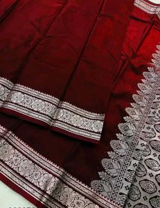 Banarasi satin silk saree. Any color at 599