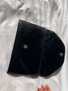Black Clutch with Rhinestones