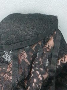 Elegant Black Lace Bodysuit
