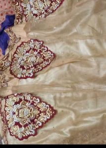 Embroidered Dress Material Saree Lehenga