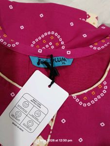 Elegant Pink Printed Kurta Set