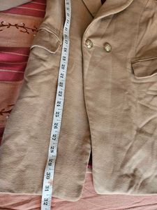 Tweed Long Coat For Girls